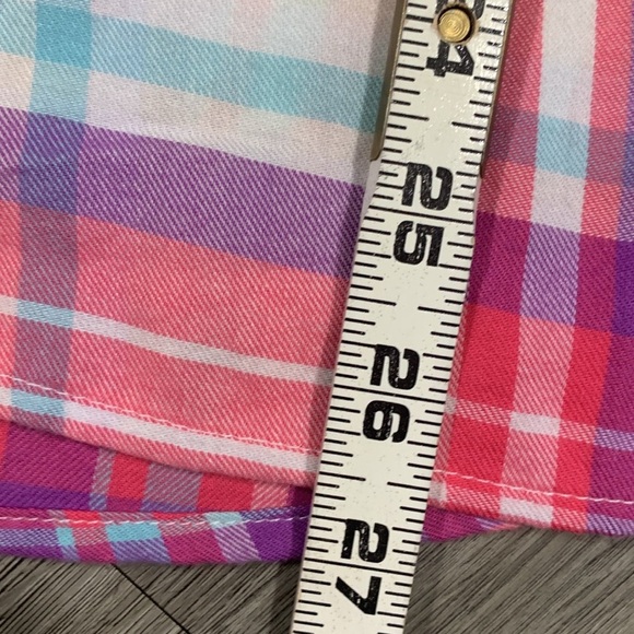 Talbot’s FLANNEL MODERN CLASSIC PLAID SHIRT. NWT SIZE M - Picture 9 of 10